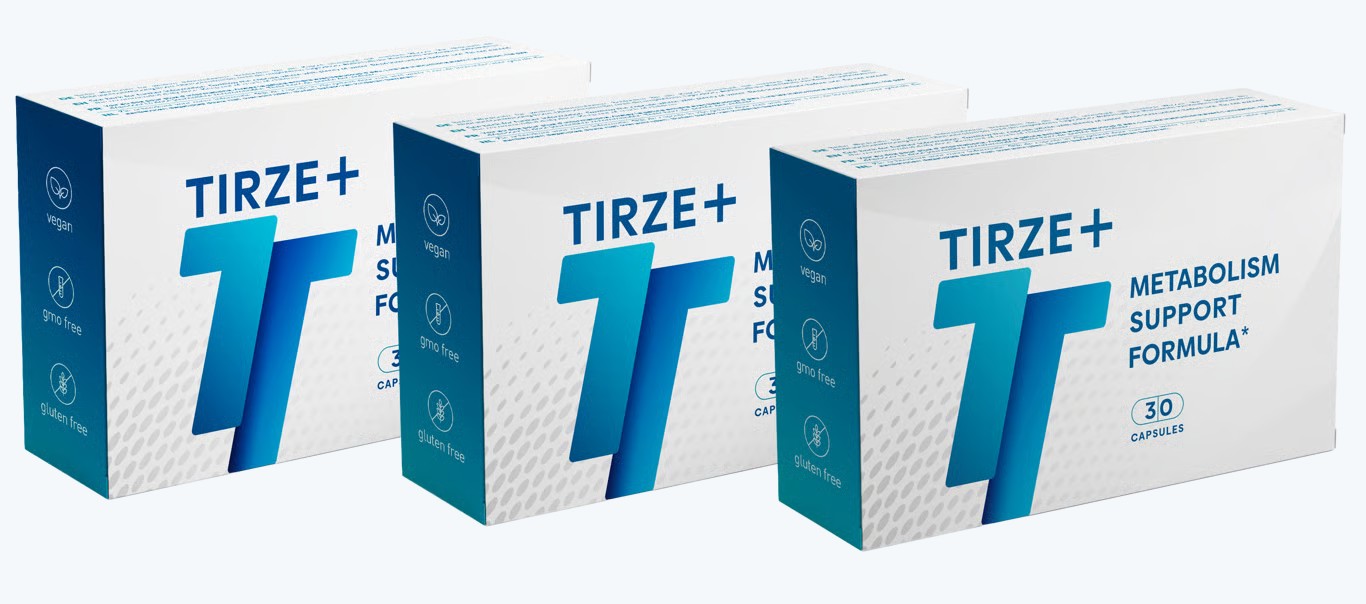 Tirze+ Metabolism Support Formula — 3 Packungen
